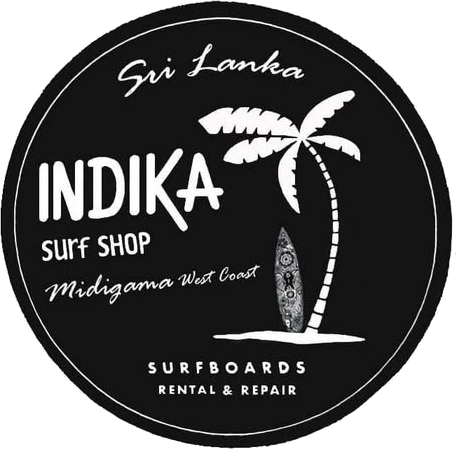 Indika Surf Shop logo sign